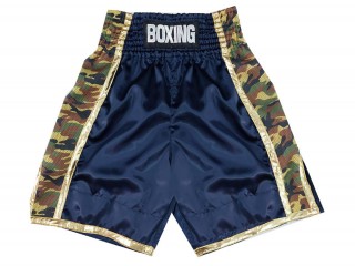 Personalisierte Boxshorts , Boxhosen selber gestalten : KNBSH-034-Marinenblau